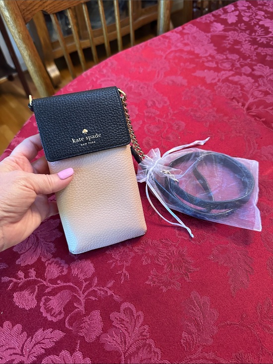 Handbags - Kate Spade Leather Phone & Card Holder Bag w/ Crossbody Strap